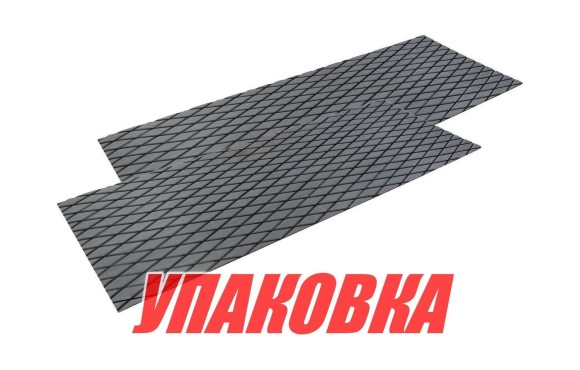 Покрытие палубное EVA, 1900х700х6мм, самоклеящееся, темно-серое, тип D, (SET2), Marine Rocket (упаковка из 4 шт.)