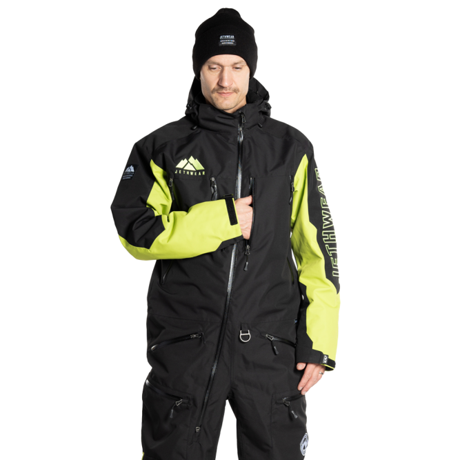 Комбинезон Jethwear The One без утеплителя Black/Lime, XL