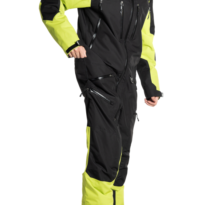 Комбинезон Jethwear The One без утеплителя Black/Lime, XL