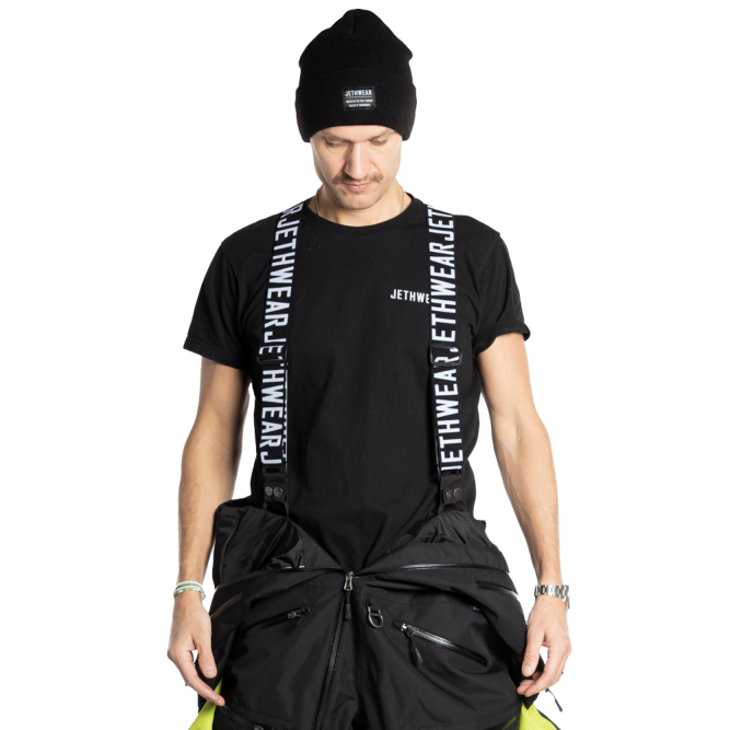 Комбинезон Jethwear The One без утеплителя Black/Lime, XL