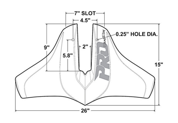Гидрокрыло StingRay Classic Pro, черное