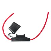 Держатель для предохранителя типа ATO на проводе SUNFINE, черный Держатель для предохранителя типа ATO на проводе SUNFINE, черный