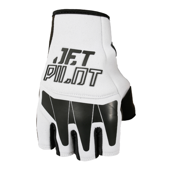 Гидроперчатки JetPilot Vault Short Finger Race White, XL
