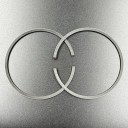 Кольца поршневые, Комплект нижних колец на 2 поршня Tohatsu M40C (0.50mm) (Osaka)