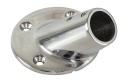 Основание стойки леера 7/8" (22 мм), 45 град, круглое