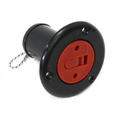 Заливная горловина для бака под топливо SUNFINE (Fuel) 38мм, черная