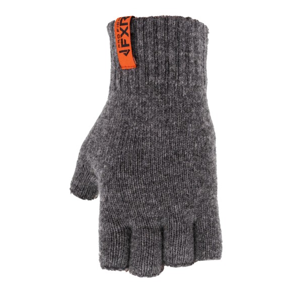 Перчатки FXR Half Finger Wool   Black, XL