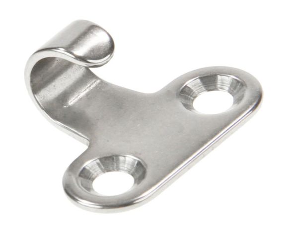 Крючок для одежды 32х12х1.5 мм, нержавеющий Крючок для одежды 32х12х1.5 мм, нержавеющий