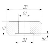 Шайба крепления стекла снегохода 50-00-048 Шайба крепления стекла снегохода 50-00-048