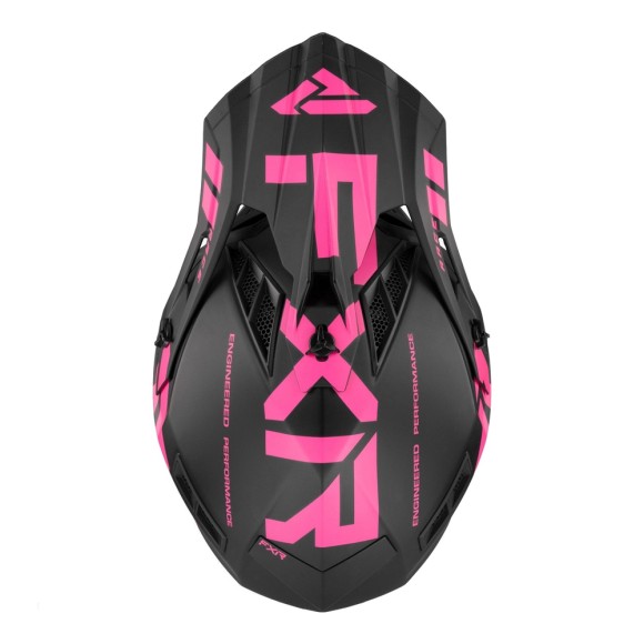 Шлем FXR Helium Race Div Black/Electric Pink, XS Шлем FXR Helium Race Div Black/Electric Pink, XS