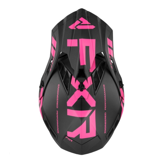 Шлем FXR Helium Race Div Black/Electric Pink, XS