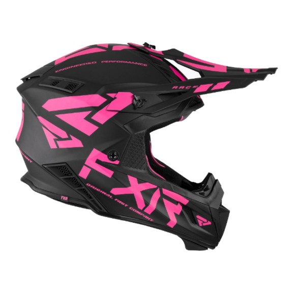 Шлем FXR Helium Race Div Black/Electric Pink, XS Шлем FXR Helium Race Div Black/Electric Pink, XS