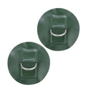 Кольцо D-образное малое, зеленое, 2 шт Кольцо D-образное малое, зеленое, 2 шт