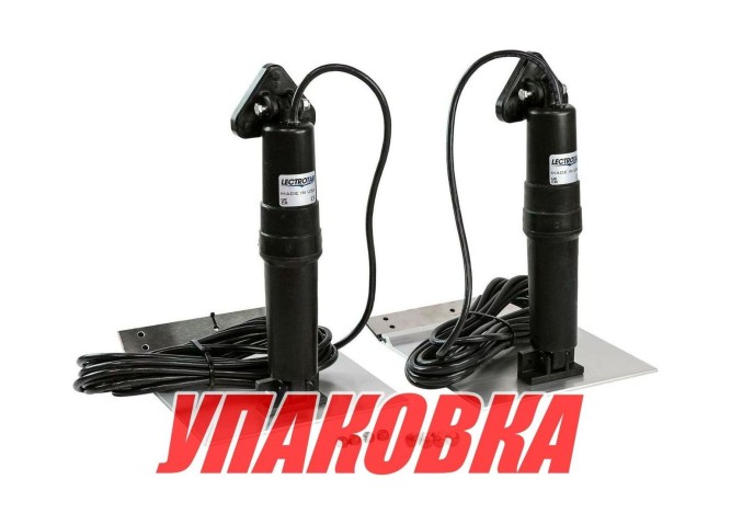 Комплект транцевых плит (алюм.), 9x9 дюймов, без панели управления, Lectrotab (упаковка из 3 шт.)