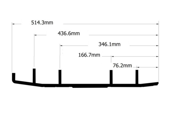 Конек лыжи Yamaha (комплект 2шт) A-04-0-4-642 Конек лыжи Yamaha (комплект 2шт) A-04-0-4-642