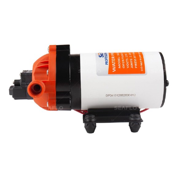 Помпа водоподающая SeaFlo мембранная, 12V 6 л/мин, 6.9 BAR Помпа водоподающая SeaFlo мембранная, 12V 6 л/мин, 6.9 BAR