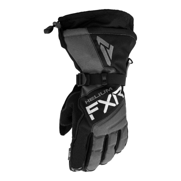 Перчатки FXR Helium Gauntlet с утеплителем Black/Char, S