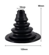 Уплотнитель для тросов управления черный, D120 мм, Marine Rocket