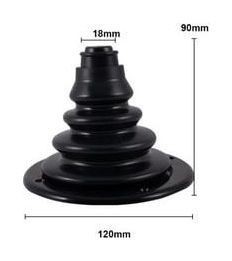 Уплотнитель для тросов управления черный, D120 мм, Marine Rocket