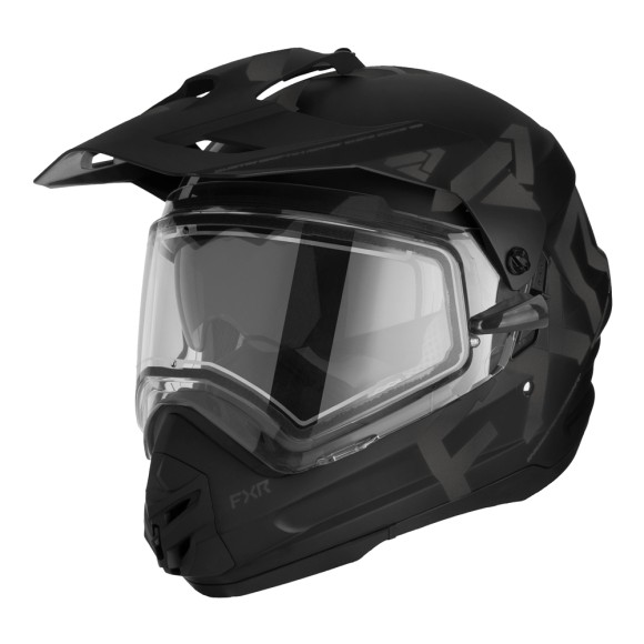 Шлем FXR TORQUE X TEAM W/ E SHIELD & SUN SHADE с подогревом Black Ops, 2XL