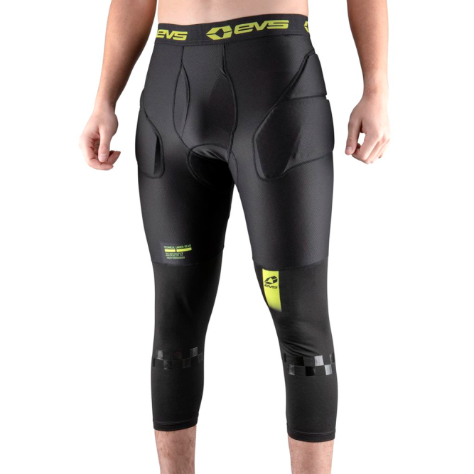 Леггинсы защитные EVS Tug 3/4 Impact с утеплителем Black, M