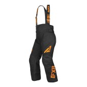 Детский полукомбинезон FXR Clutch с утеплителем Black/Orange, 12 Детский полукомбинезон FXR Clutch с утеплителем Black/Orange, 12
