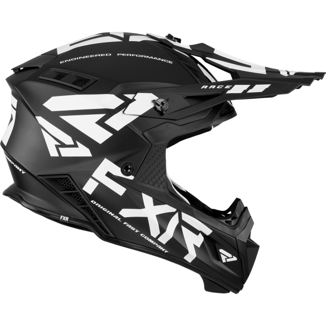 Шлем FXR Helium Race Div Black/White, M
