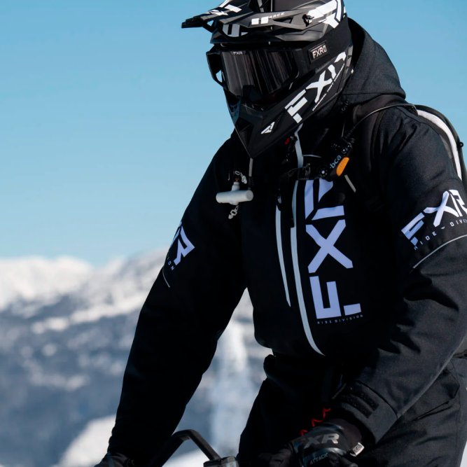 Шлем FXR Helium Race Div Black/White, M