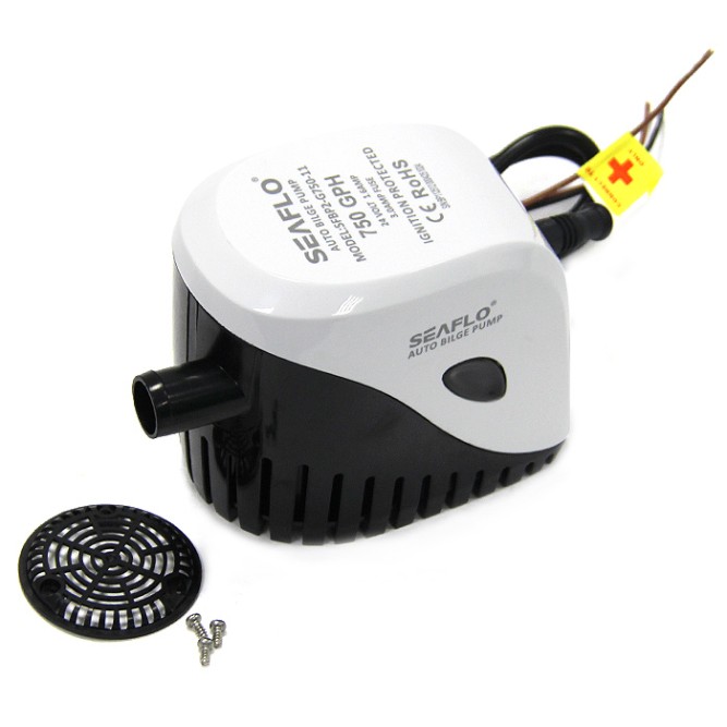 Насос осушительный автоматический 750GPH 11 Series 24В (магнитно-поплавковый)