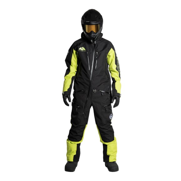 Комбинезон Jethwear The One без утеплителя Black/Lime, 3XL