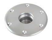 Основание стойки столешницы палубное 178х45х80 мм врезное,алюминий