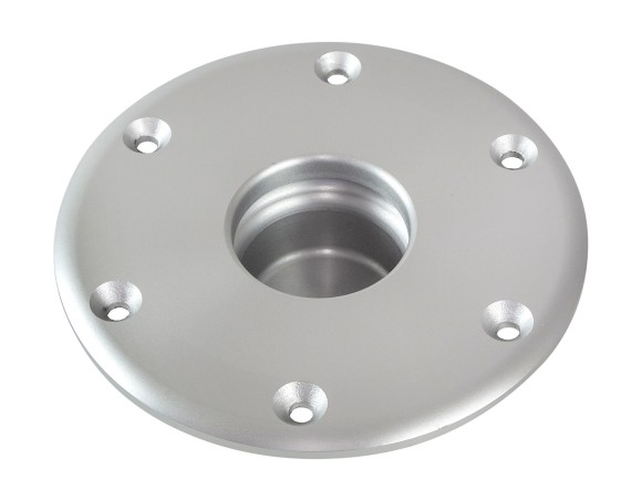 Основание стойки столешницы палубное 178х45х80 мм врезное,алюминий Основание стойки столешницы палубное 178х45х80 мм врезное,алюминий