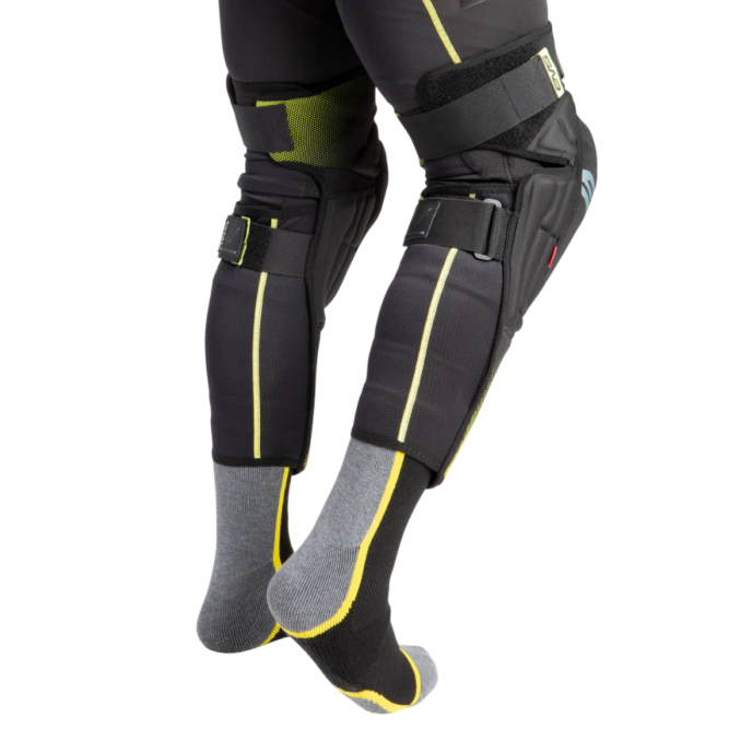 Защита колена EVS TP199 Black / Hi-Viz, 2XL
