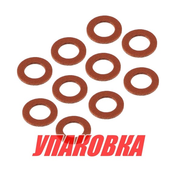 Прокладка сливной пробки редуктора Tohatsu 2.5-115, 9х15х1.0, Omax (1упак) (упаковка из 40 шт.)