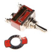 Тумблер AAA ON-OFF-(ON) медь/алюминий/пластик Тумблер AAA ON-OFF-(ON) медь/алюминий/пластик