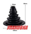 Уплотнитель для тросов управления черный, D120 мм, Marine Rocket (упаковка из 20 шт.)
