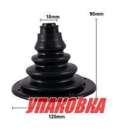 Уплотнитель для тросов управления черный, D120 мм, Marine Rocket (упаковка из 20 шт.)