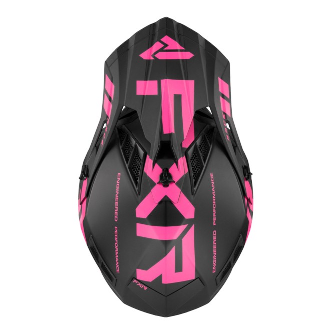 Шлем FXR Helium Race Div Black/Electric Pink, XS