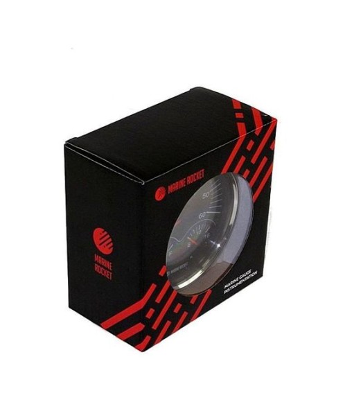 Прибор многофункциональный 4 в 1, черный циферблат, нержавеющий ободок, д. 110 мм, Marine Rocket Прибор многофункциональный 4 в 1, черный циферблат, нержавеющий ободок, д. 110 мм, Marine Rocket