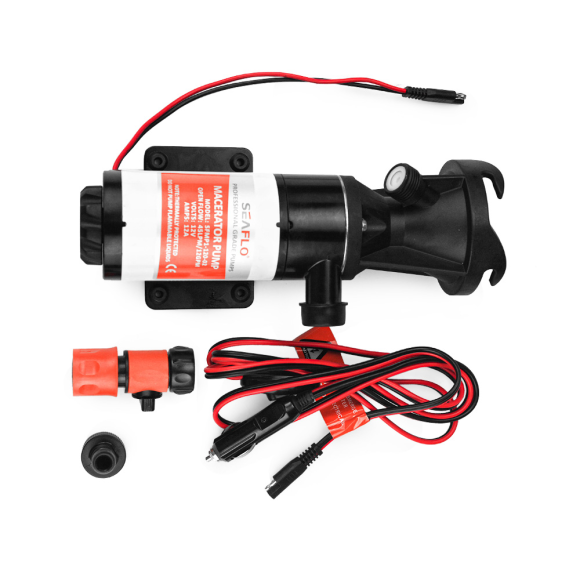 Помпа мацераторная SeaFlo, 12V 45 л/мин