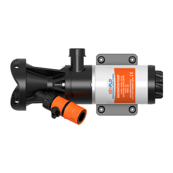 Помпа мацераторная SeaFlo, 12V 45 л/мин