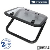 Люк палубный распашной Альбатрос 700x700 (черное исполнение) Люк палубный распашной Альбатрос 700x700 (черное исполнение)