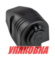 Разъем прикуривателя для крепления на приборной панели, чёрный (упаковка из 10 шт.)