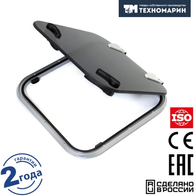 Люк палубный безрамный Пеликан 522x522 R75