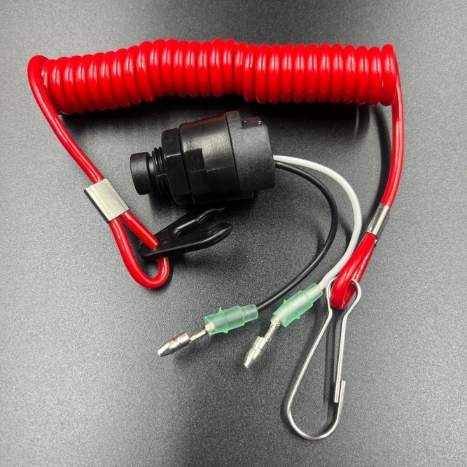 Кнопка аварийной остановки двигателя с чекой Yamaha 9.9-250, F4-350 (PWB)