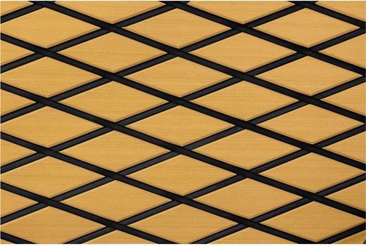 Покрытие палубное EVA, 1900х700х6мм, самоклеящееся, золотисто-желтое, тип "D", упаковка 2 шт, Marine Rocket