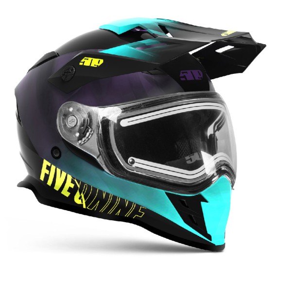 Шлем с подогревом визора 509 Delta R3 Ignite Galaxy Teal Purple, XS