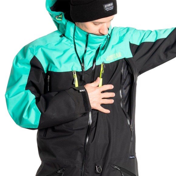 Комбинезон Jethwear Freedom без утеплителя Black/Mint, XXL