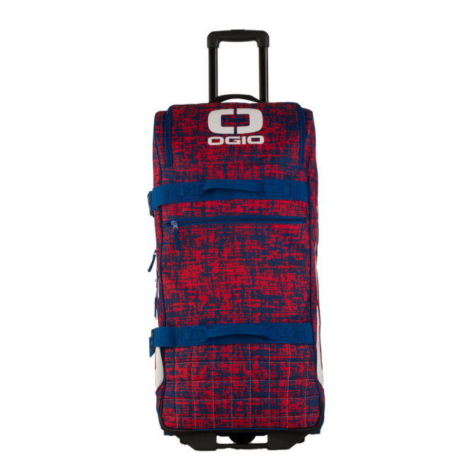 Сумка Ogio Trucker на колесиках Chaos red/blue
