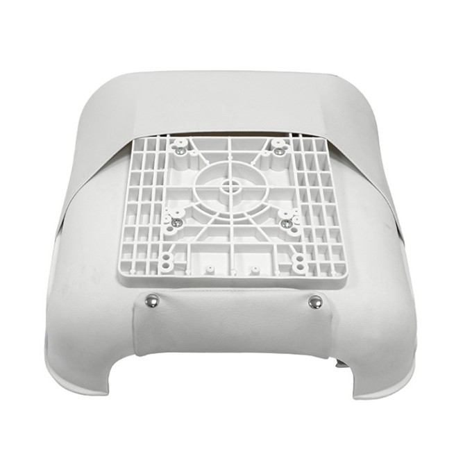 Сиденье пластмассовое складное с подложкой Deluxe All Weather Seat, бело-чёрное